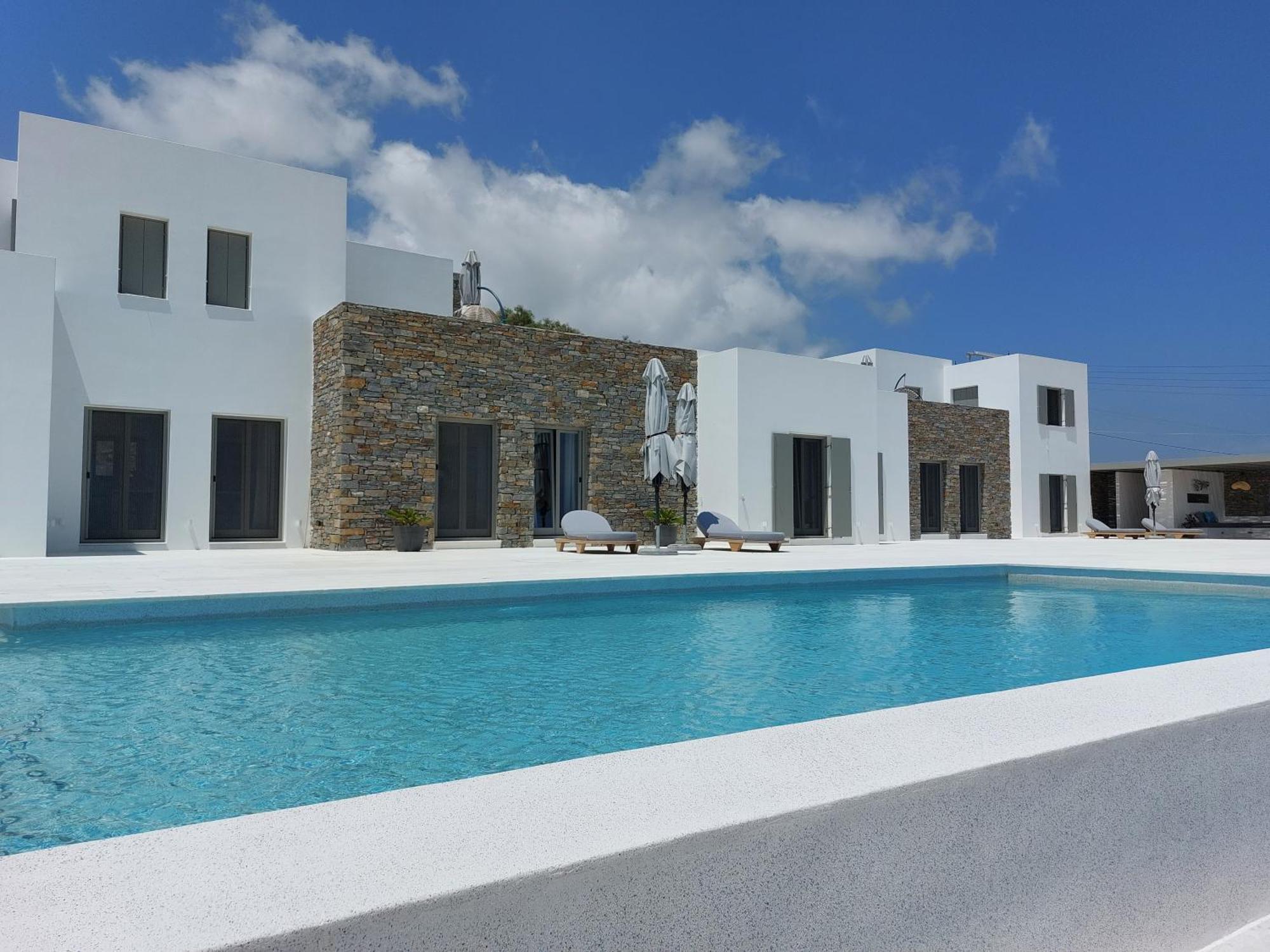 Golden Bay Luxury Villas And Suites Chrisi Akti  Eksteriør billede