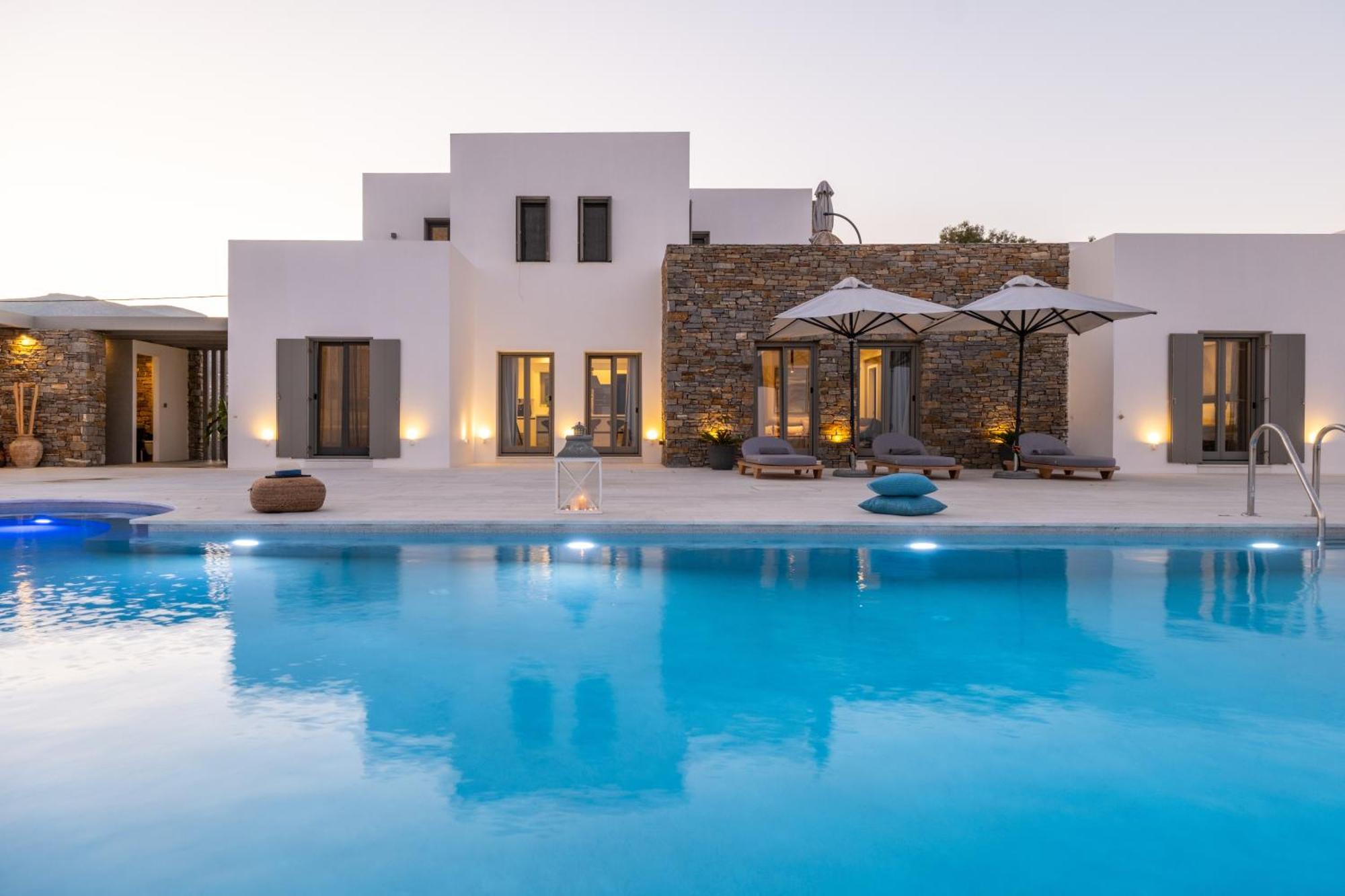 Golden Bay Luxury Villas And Suites Chrisi Akti  Eksteriør billede