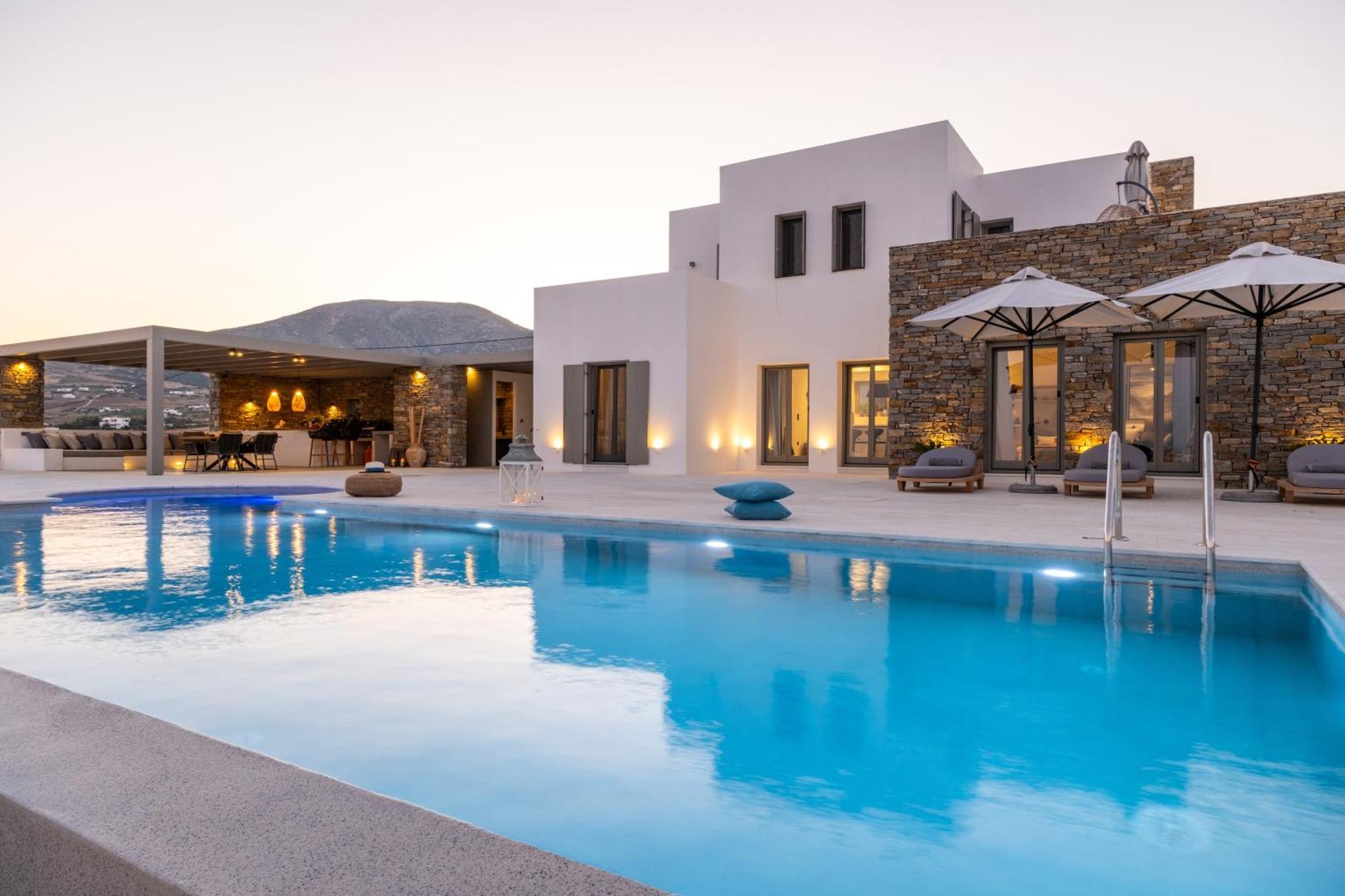 Golden Bay Luxury Villas And Suites Chrisi Akti  Eksteriør billede